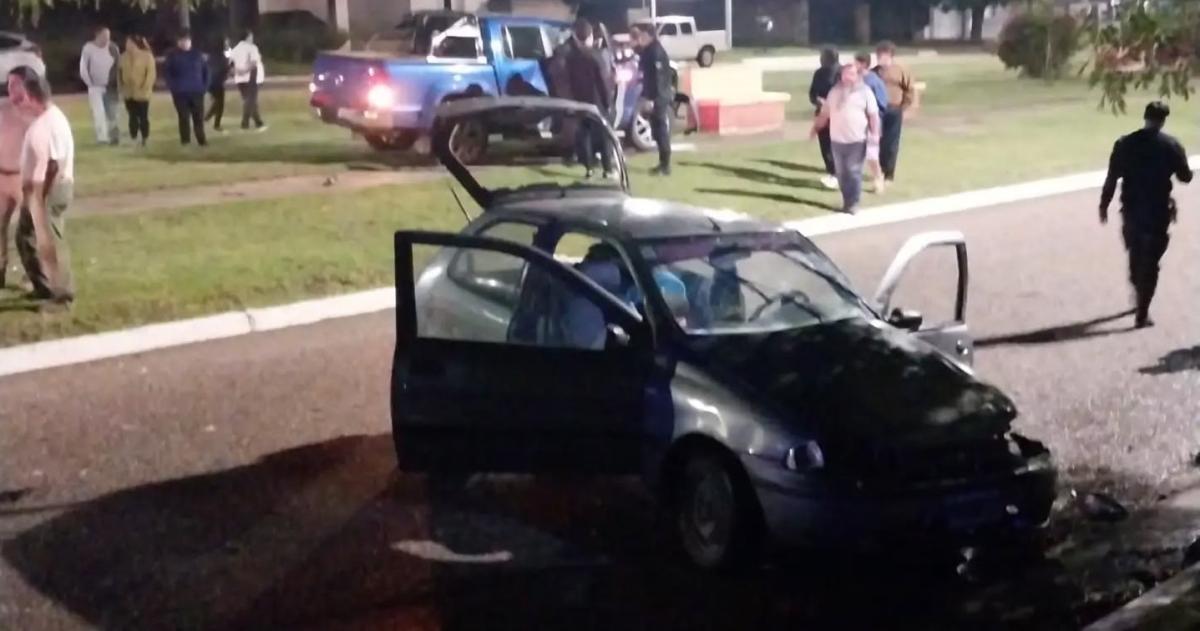 El choque ocurrió en la intersección de Bulevar Brandsen y Pasaje Las Cautivas