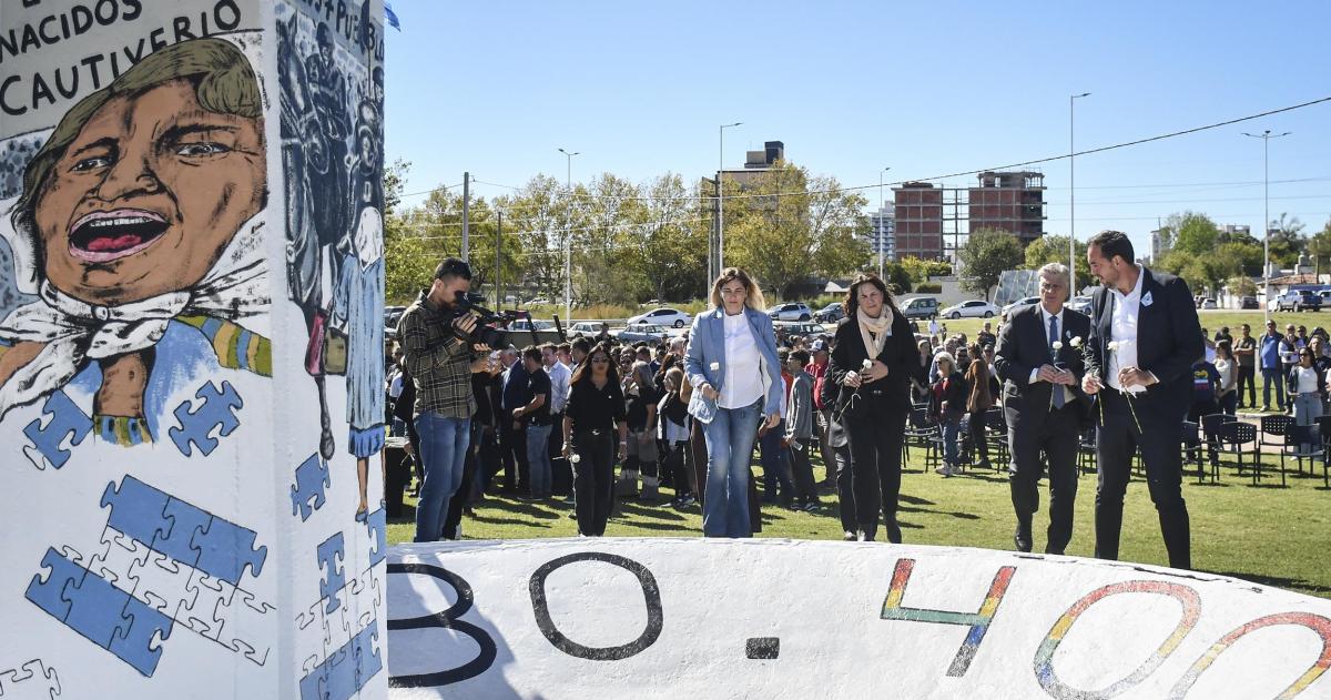Di Napoli y Ziliotto encabezaron el acto en le Parque Don Tom�s