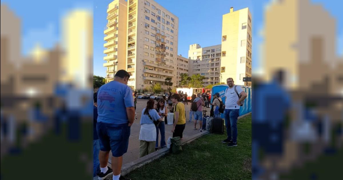 Los habitantes del complejo de viviendas Estación Buenos Aires fueron evacuados