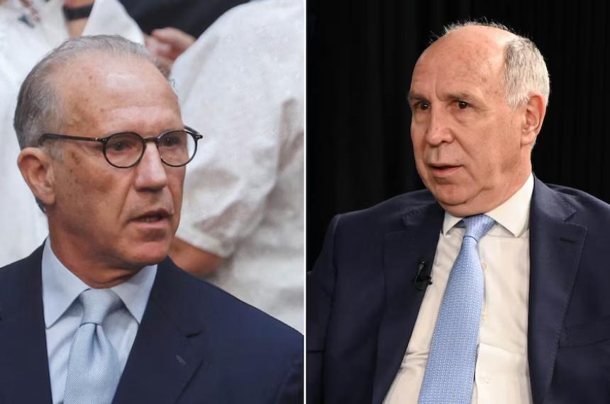 Los jueces de la Corte Suprema Carlos Rosenkrantz y Ricardo Lorenzetti