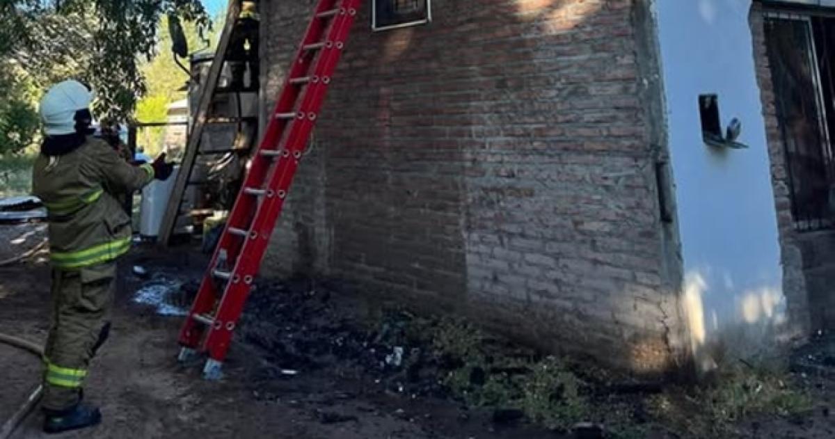 Los bomberos de 25 de Mayo trabajaron en el siniestro el pasado s�bado