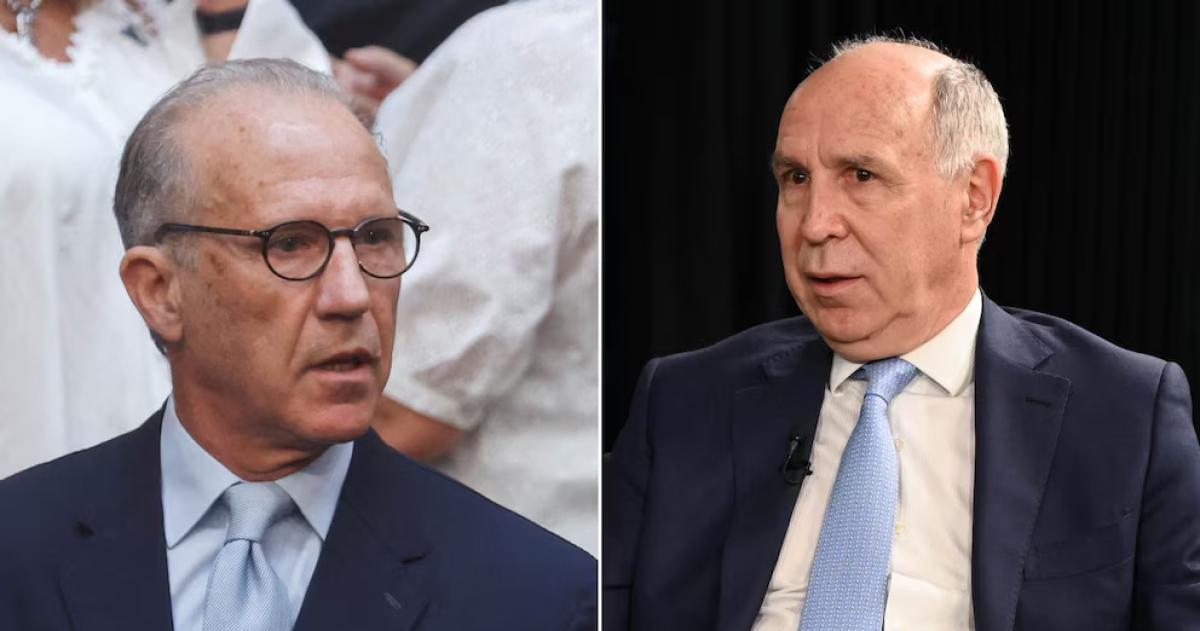 Los jueces de la Corte Suprema Carlos Rosenkrantz y Ricardo Lorenzetti