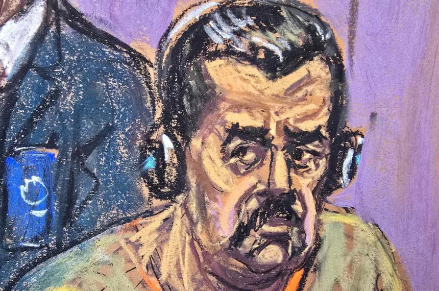 Nicol�s Maduro en la Corte de New York adonde es juzgado por narcoterrorista