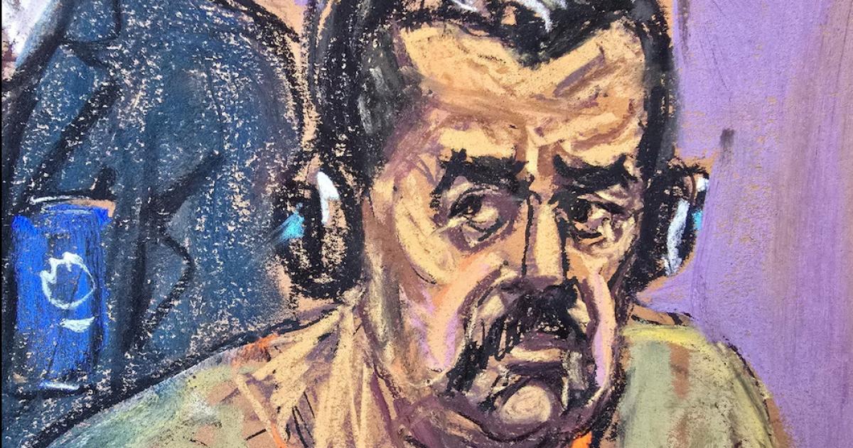 Nicol�s Maduro en la Corte de New York adonde es juzgado por narcoterrorista