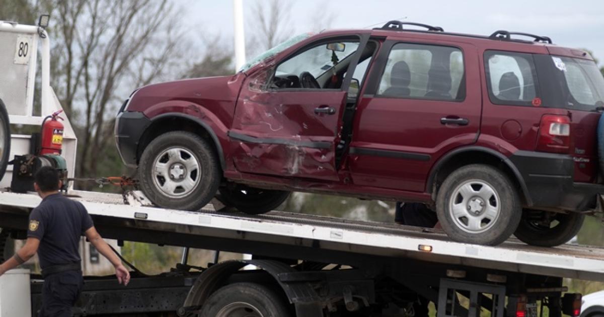 La conductora de la Ecosport fue trasladada al Hospital Centeno