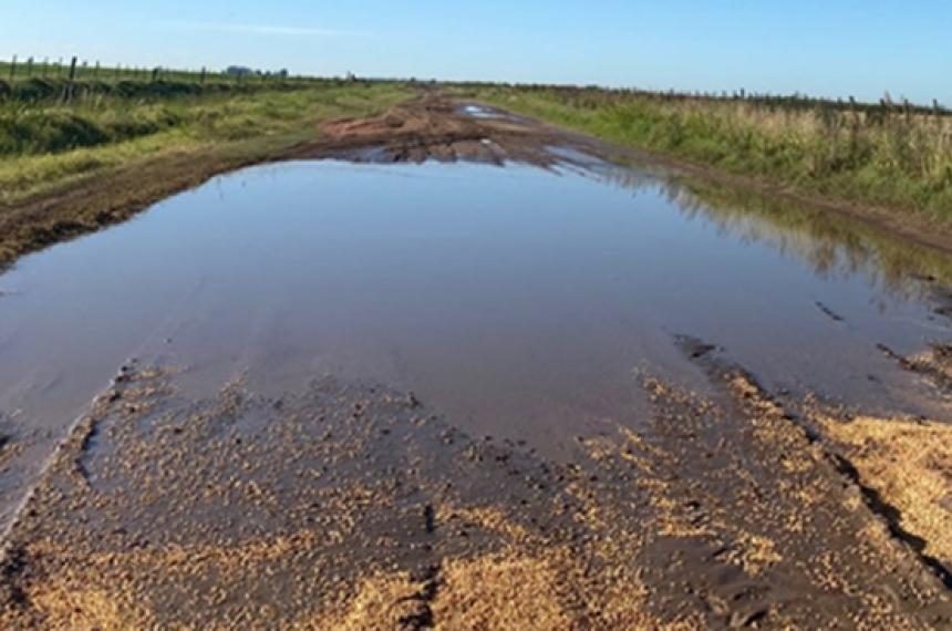 El camino del Meridiano V presentó problemas por las lluvias (Foto archivo)