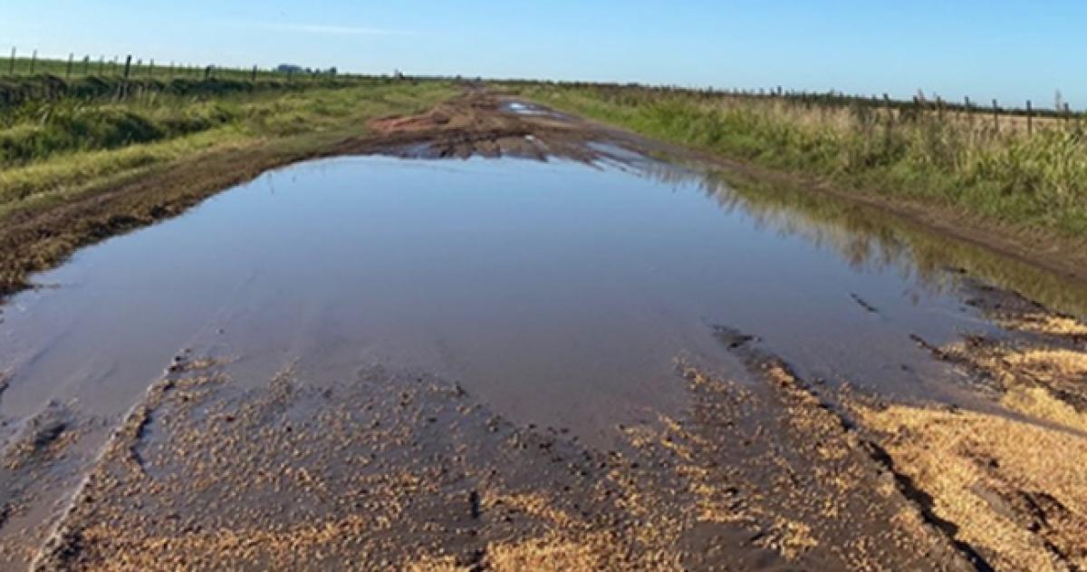 El camino del Meridiano V presentó problemas por las lluvias (Foto archivo)