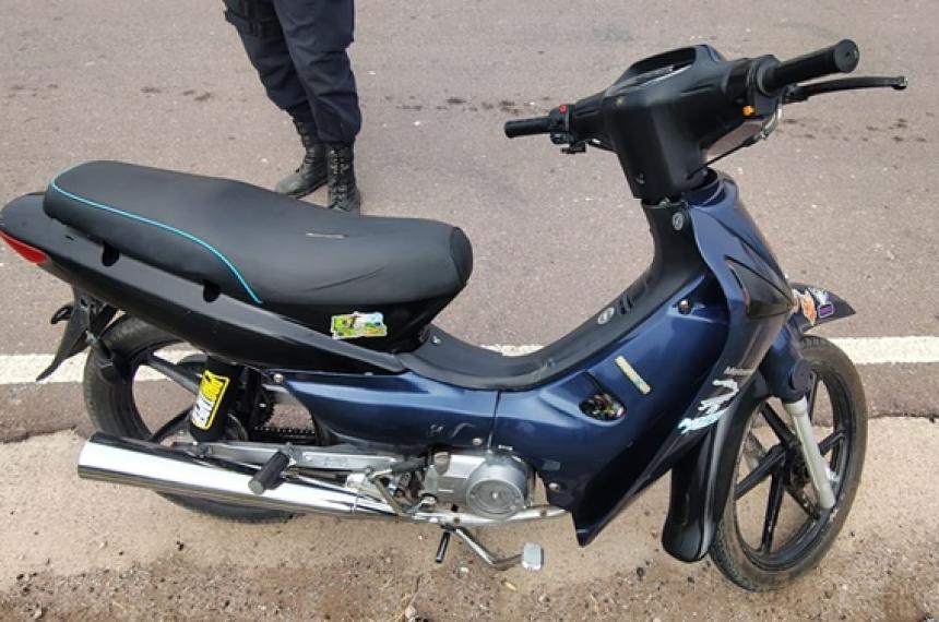 La moto había sido robada en septiembre del año pasado
