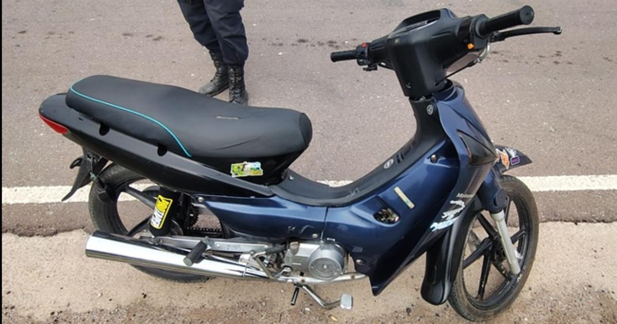 La moto había sido robada en septiembre del año pasado