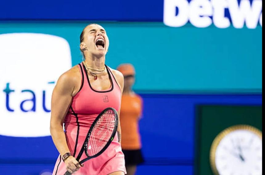 Sabalenka brilló en Mami