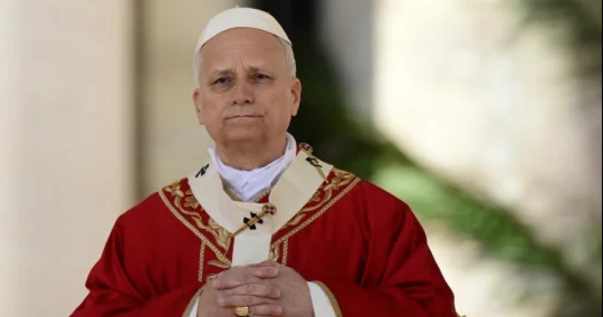 León XiV en su primer Domingo de Ramos