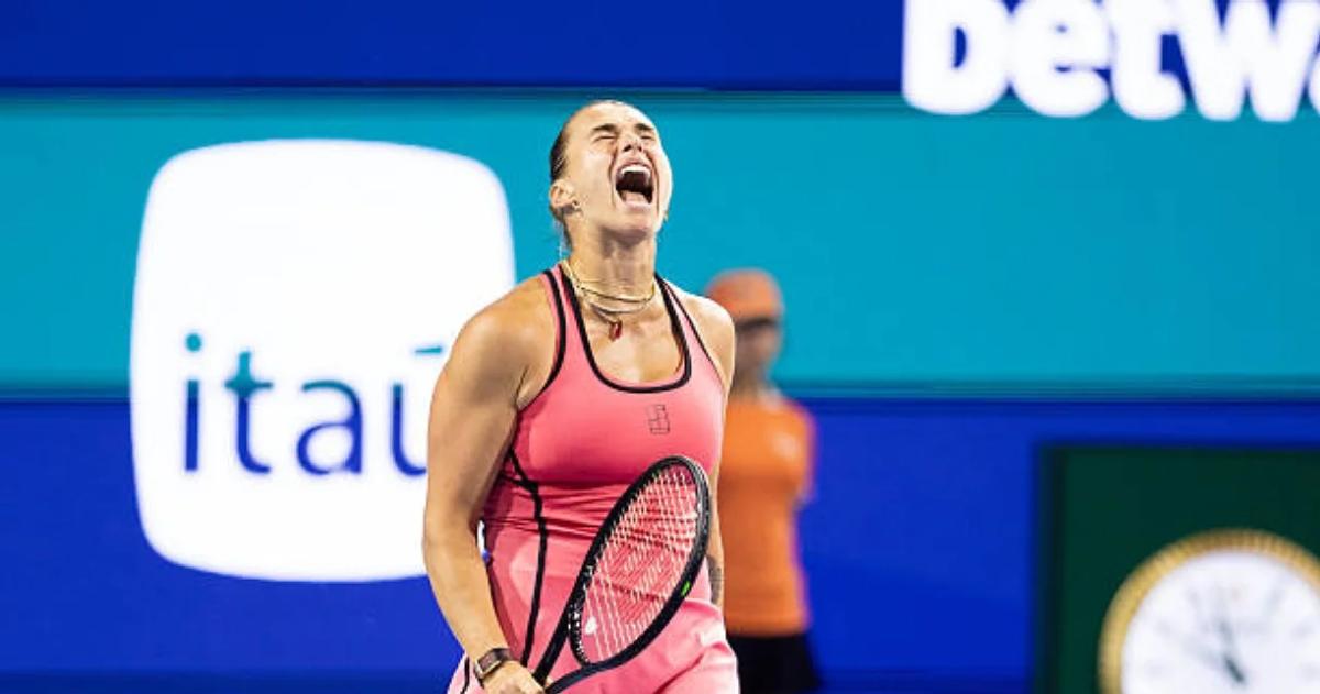 Sabalenka brilló en Mami