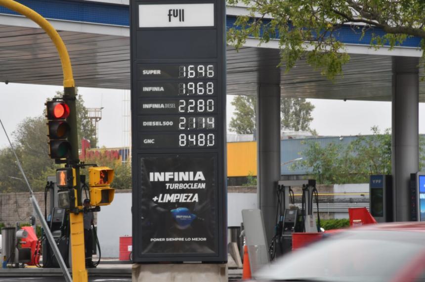 Nuevos precios en las pizarras de YPF
