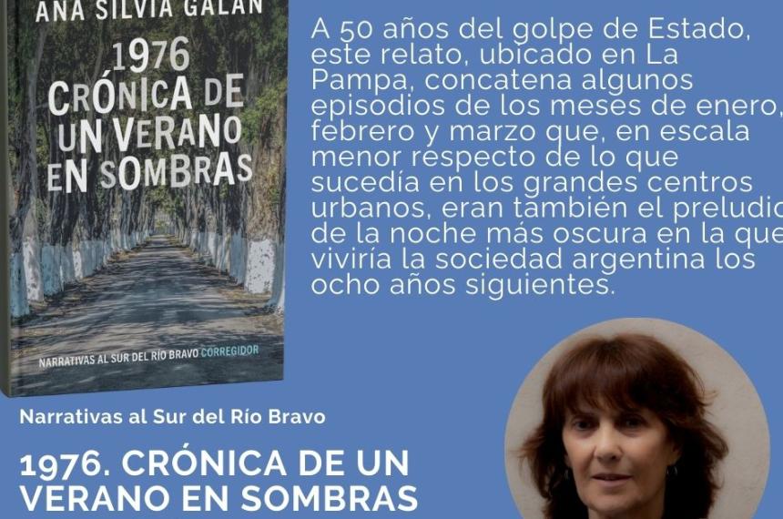 Presentan en Santa Rosa una novela ambientada en los meses previos al golpe de 1976