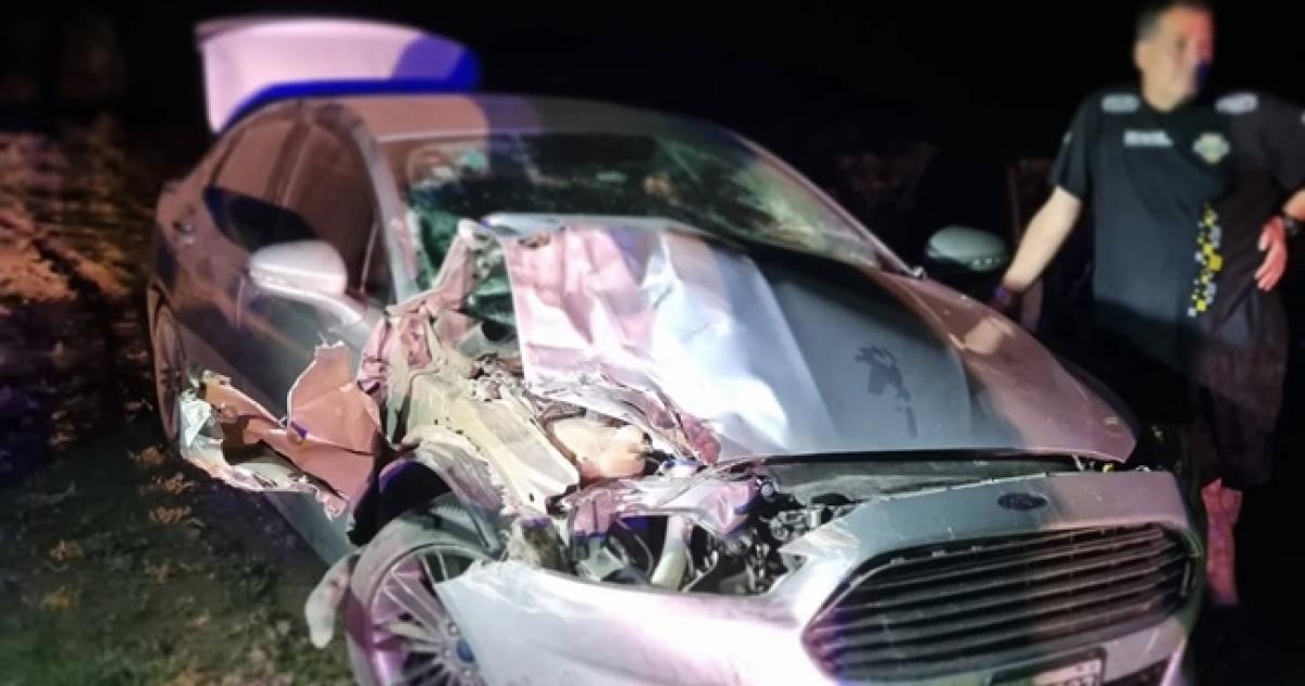 En el Mondeo viajaban cuatro personas hacia Buenos Aires