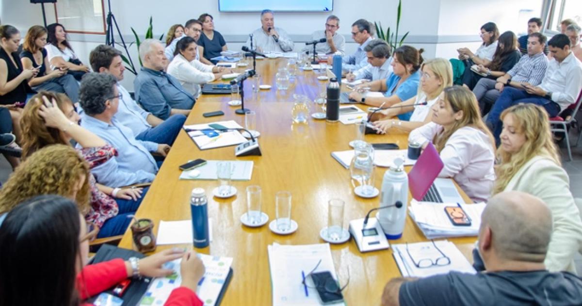 El plenario de comisiones se realizó este lunes en la Legislatura pampeana