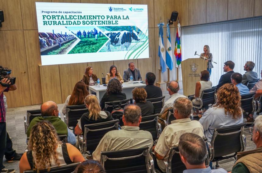 Lanzaron el Programa de Fortalecimiento para la Ruralidad Sostenible