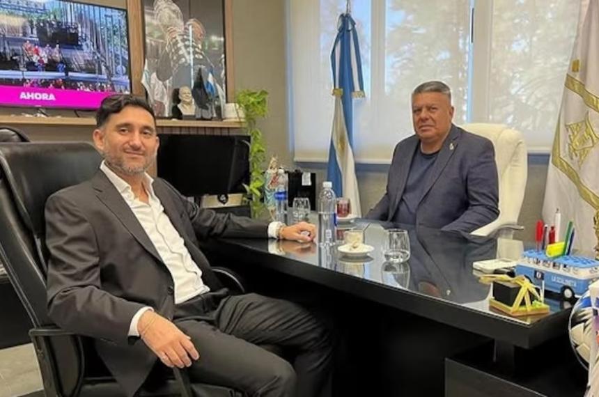 Ariel Vallejo y Claudio Chiqui Tapia