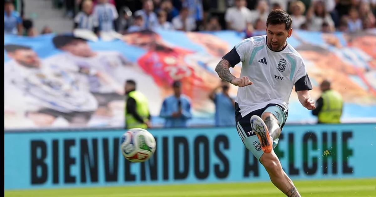 Scaloni confirmó que Messi ser� titular