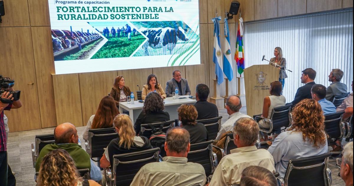 Lanzaron el Programa de Fortalecimiento para la Ruralidad Sostenible