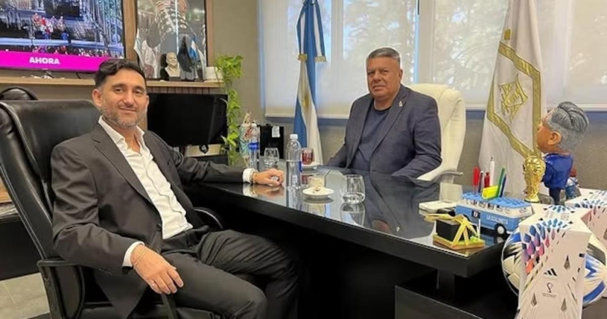 Ariel Vallejo y Claudio Chiqui Tapia