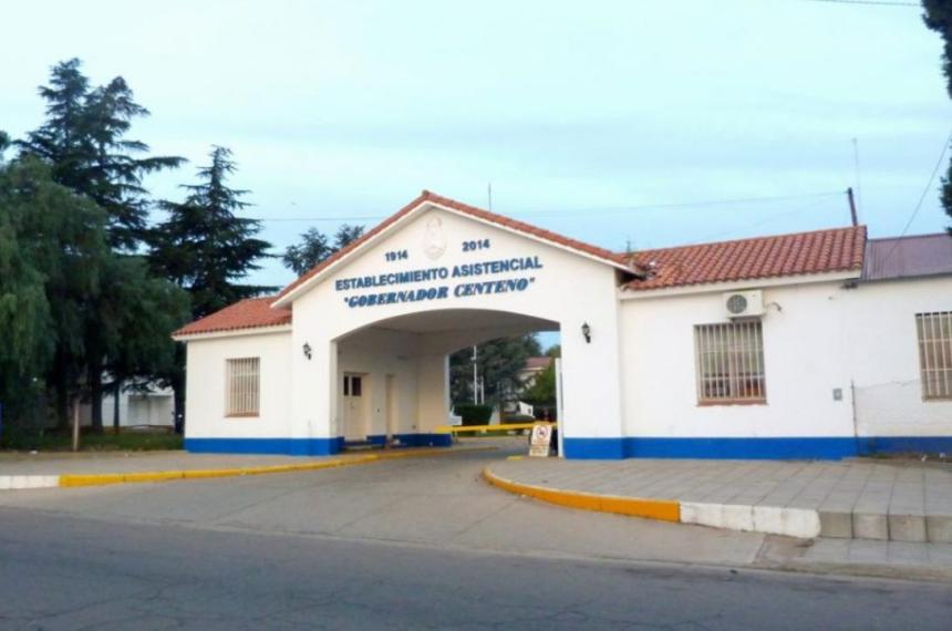 La mujer fue trasladada al Hospital Centeno
