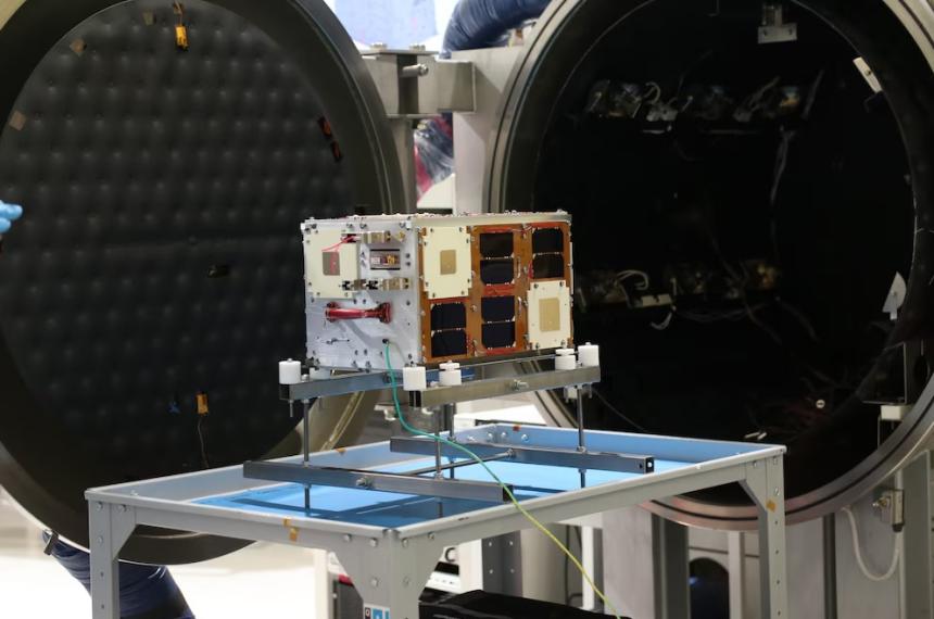 Atenea fue seleccionado como uno de los cuatro microsatélites internacionales que acompañar�n la misión Artemis II de la NASA alrededor de la Luna (Conae)