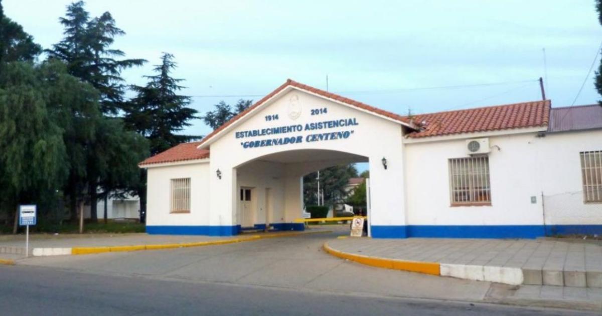 La mujer fue trasladada al Hospital Centeno