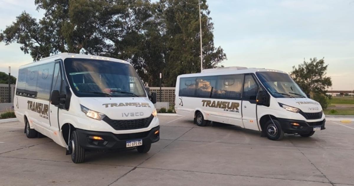 El servicio de transporte es realizado por la empresa Transur