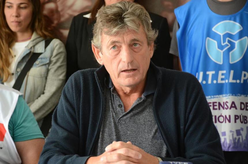 Aníbal Schmidt secretario General del Sindicato de Trabajadores Gr�ficos de La Pampa