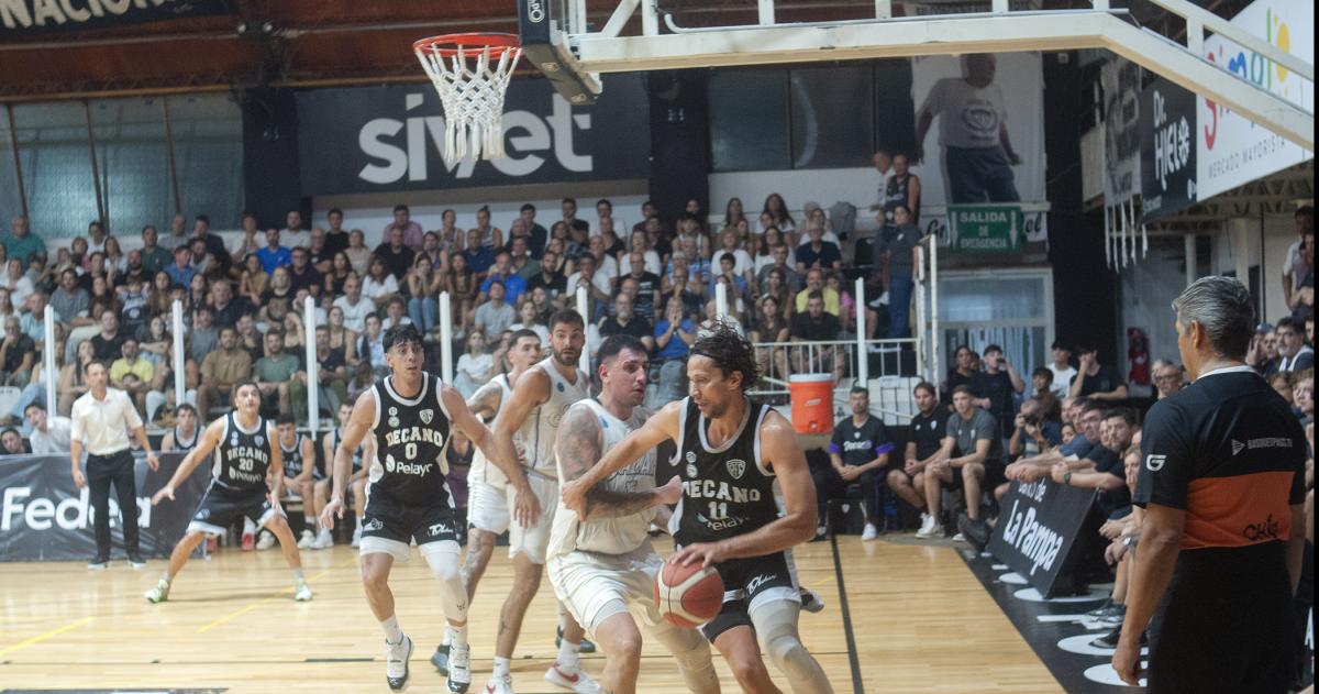 Peralta fue muy importante en el Decano en el primer tiempo