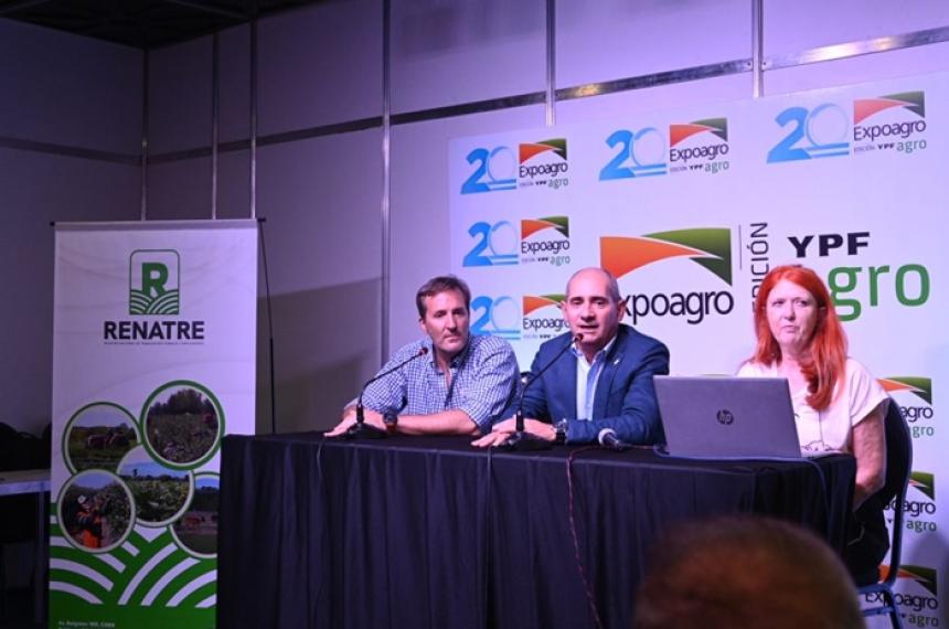RENATRE en Expoagro presentó dos ejes centrales de gestión