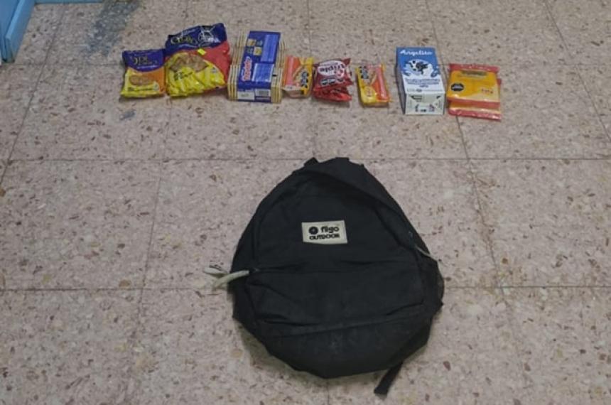 El hombre fue demorado con la mercadería en su poder