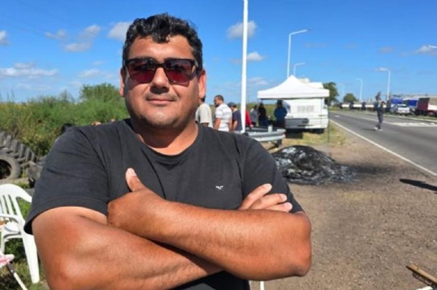 Juan Sanabría referente del grupo de transportistas autoconvocados