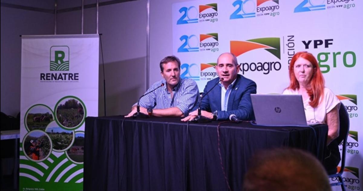 RENATRE en Expoagro presentó dos ejes centrales de gestión