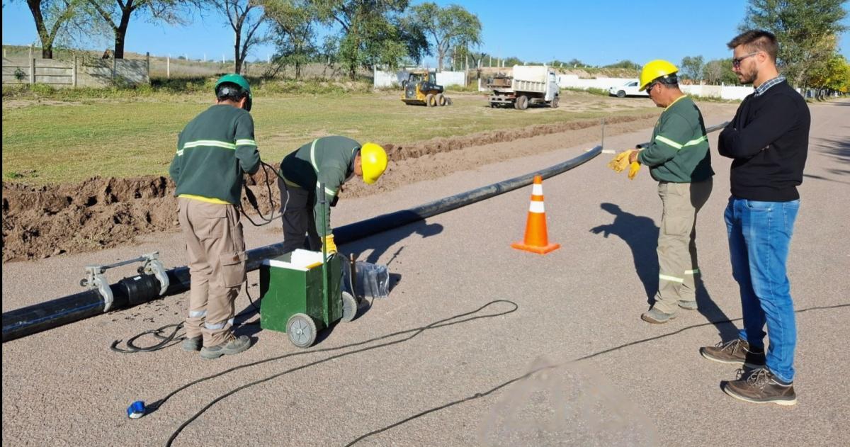 Avanza una obra para garantizar el acceso al agua potable en Acha