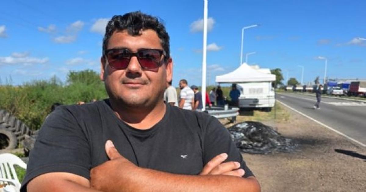 Juan Sanabría referente del grupo de transportistas autoconvocados