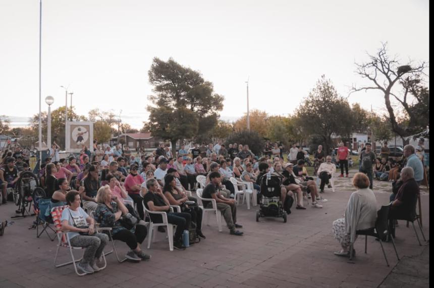 La jornada atrajo una buena cantidad de vecinos y vecinas de Villa Santill�n