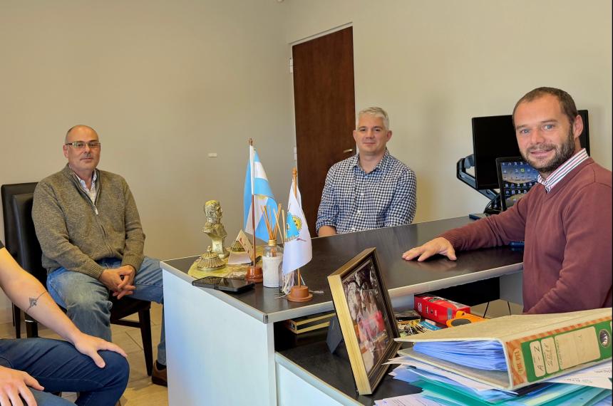 Zulueta estuvo en localidades del sur provincial