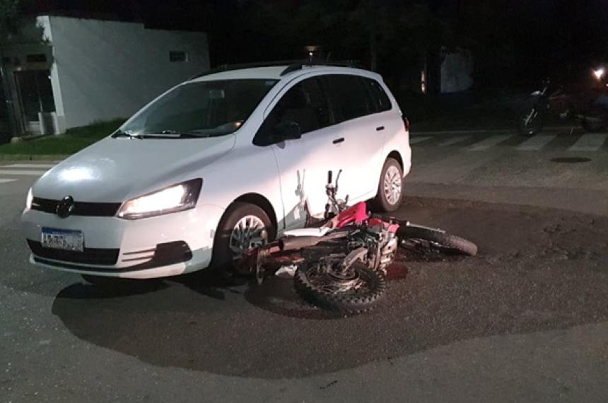 El choque se produjo en la esquina de calles 17 y 104