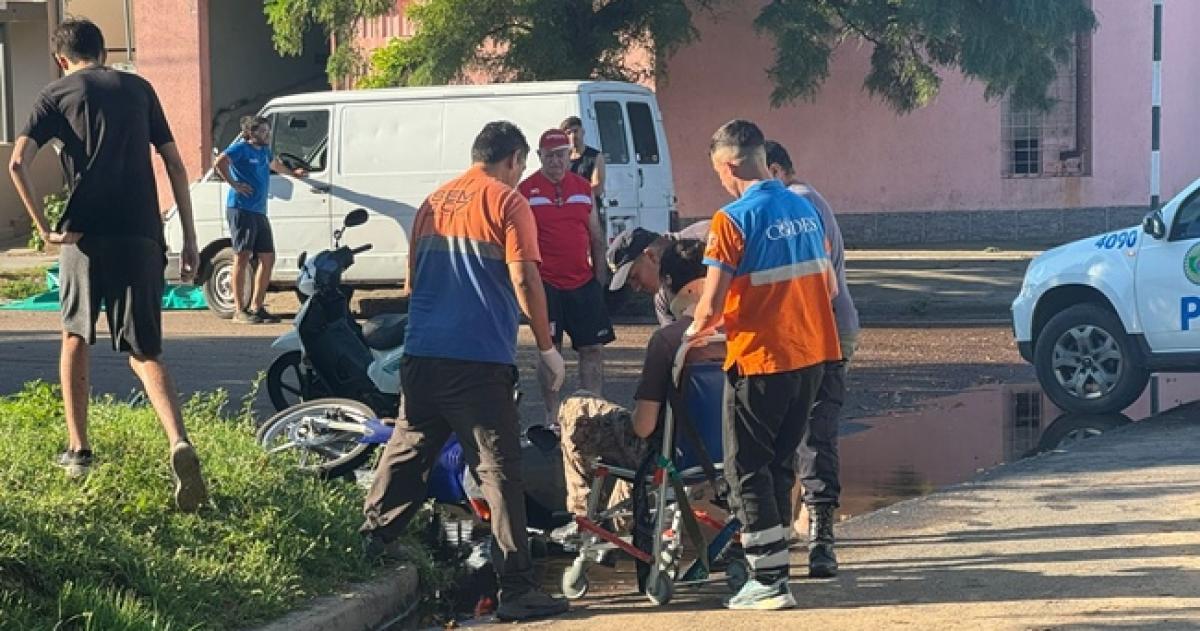 La colisión se produjo en la intersección de calles 30 y 23