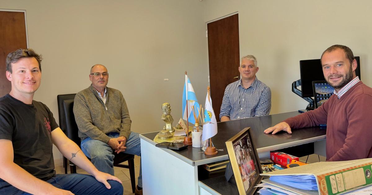 Zulueta estuvo en localidades del sur provincial