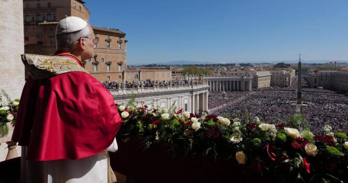 León XIV celebró sus primeras Pascuas como Papa
