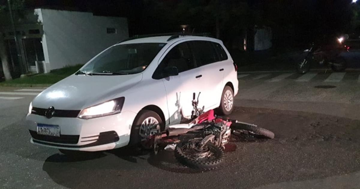 El choque se produjo en la esquina de calles 17 y 104