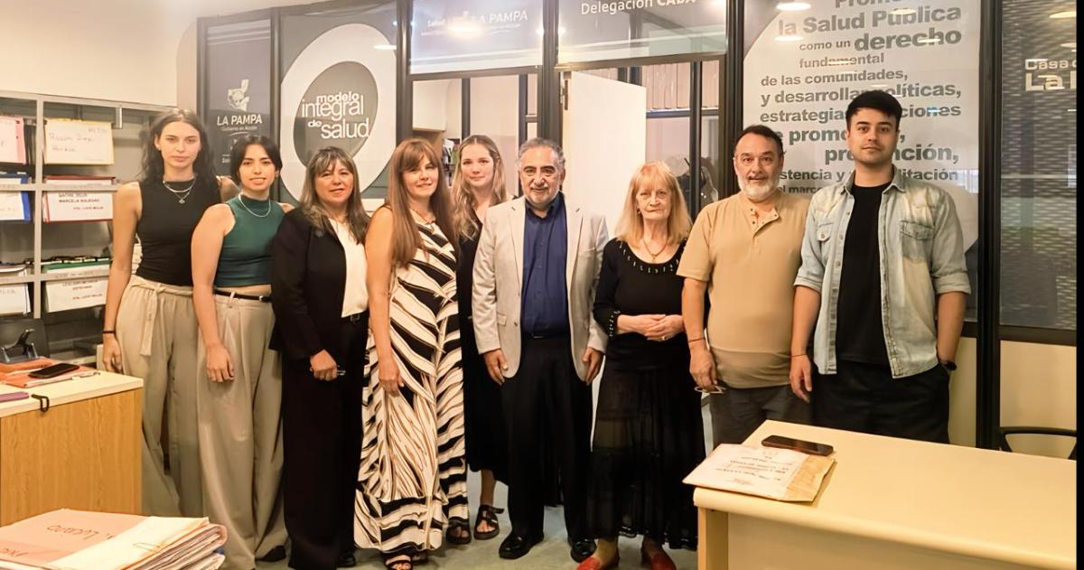 El subsecretario de Salud visitó la Delegación pampeana en CABA