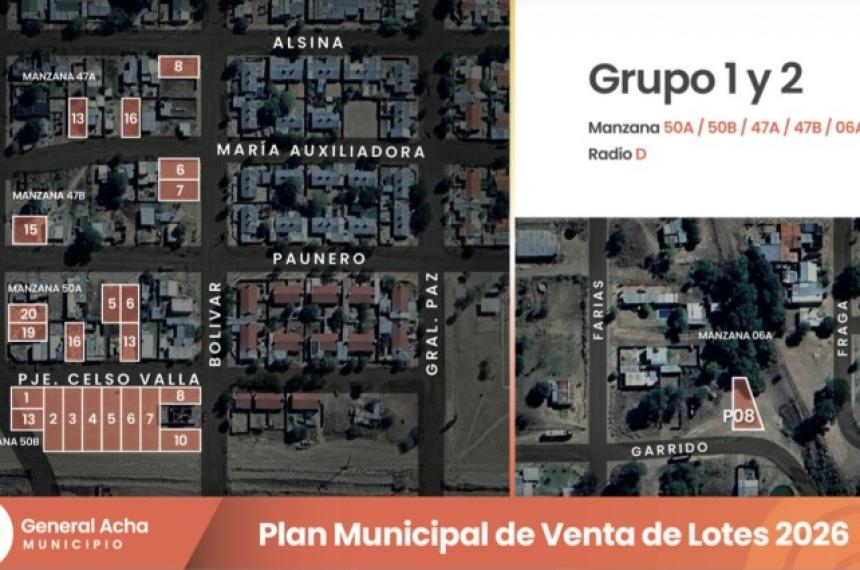 El municipio ofrece terrenos con bonificación