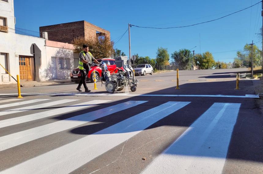 Una de las obras que hace la Municipalidad de Santa Rosa