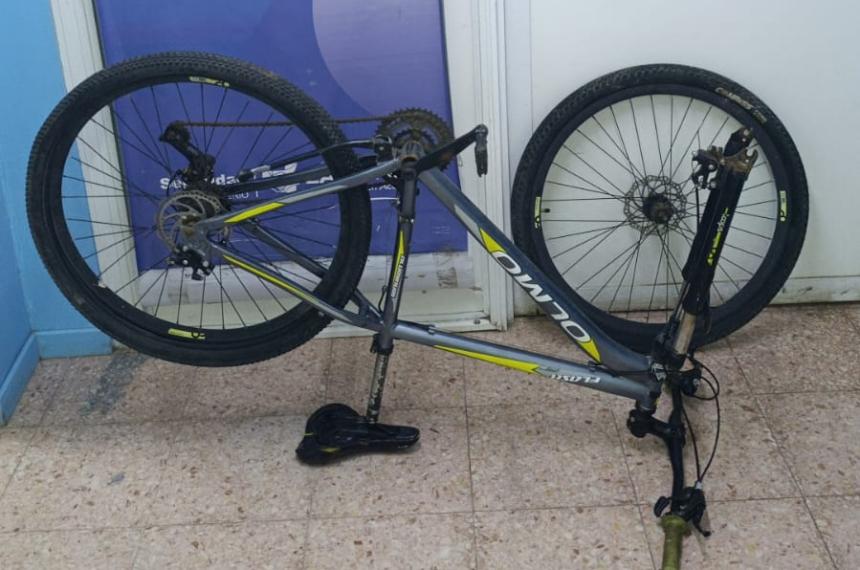La bici recuperada por la Seccional Segunda