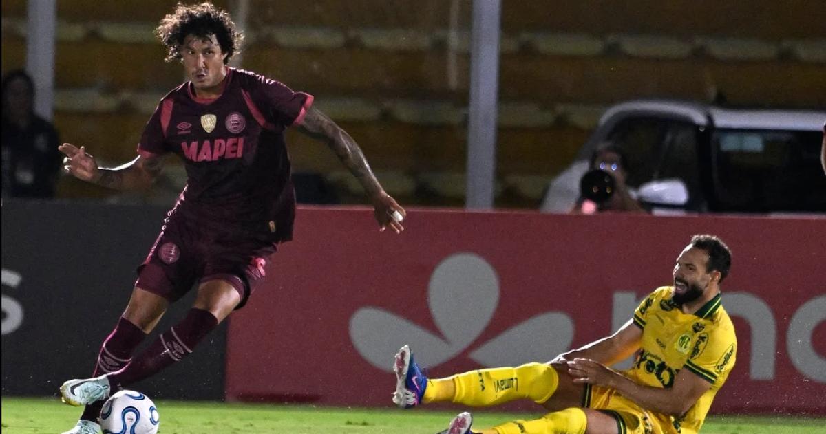 El Granate cayó en su vista a Brasil en el primer partido de la Libertadores