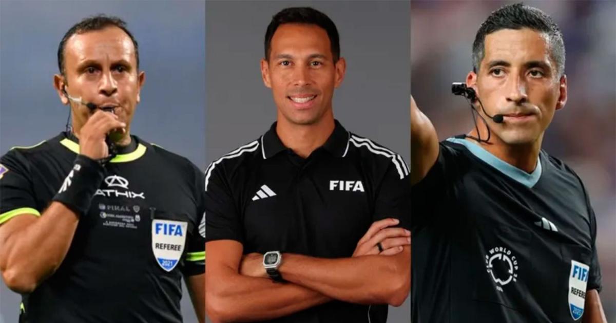 Los elegidos por la FIFA fueron Falcón Pérez Tello y Herrera